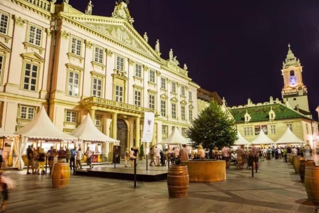 Queen Flat In Old Town With Castle View Pressburg Exterior foto
